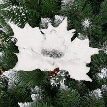 Kalėdinė dekoracija – poinsetijos žiedas Springos CA0720, 26 cm