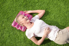 Inflatable Pillow 38 x 25 cm Pink Bestway 52127