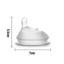 Haakaa Silicone Orthodontic Nipples Art.BHK109-M