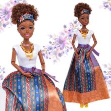 WOOPIE ROYAL Lėlė Lili Mulatto elegantiškuose drabužiuose