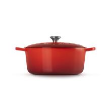 Ketaus puodas apvalus &Oslash;34cm / 12L raudonas