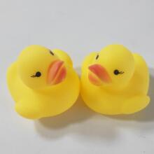Quack-tastic Mini Rubber 6 Ducks Art.267880 Miniature Resin Ducks Yellow Tiny Duckies Figures for Micro Landscape Aquarium Dollhouse Ornament Mini Ducks DIY 5.2X4.8cm