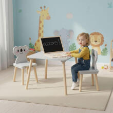 Vaikų baldų komplektas Stalas + 2 Kėdės Koala ECOTOYS