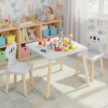 Vaikų baldų komplektas Stalas + 2 Kėdės Koala ECOTOYS