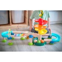 Tooky Toy medinis muzikos marblų bėgimas 44 vnt.