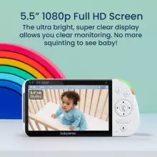 Babysense Video Baby Monitor Max View Pro Art.268711 Vaizdo auklė su LCD ekranu