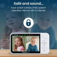 Babysense Video Baby Monitor Prisma Art.268723 Vaizdo auklė su LCD ekranu