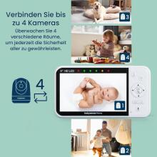 Babysense Video Baby Monitor Prisma Art.268724 Vaizdo auklė su LCD ekranu