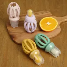 Haakaa Octopus Freeze-N-Feed Mini Combo Art.BHK150-L Lavender  Silicone strainer for feeding fresh vegetables (Nibbler)