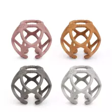 Haakaa Silicone Teething Ball  Art.TPS017-B Blush Silikoninis barškutis (100 % natūralus)