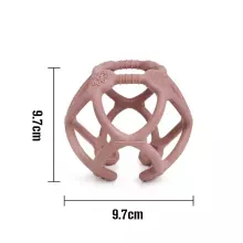 Haakaa Silicone Teething Ball  Art.TPS017-SG Grey Silikoninis barškutis (100 % natūralus)