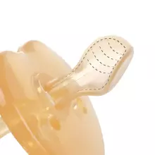 Haakaa Silicone Dummy  Art.TPS031 Amber Anatominis / ortopedinis latekso jaukas 3+ mėn