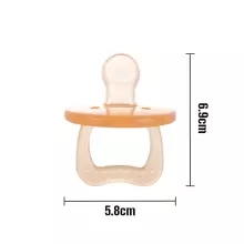 Haakaa Silicone Dummy  Art.TPS031 Amber Anatominis / ortopedinis latekso jaukas 3+ mėn