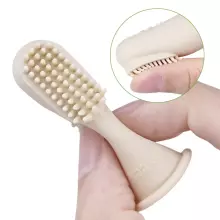 Haakaa  Silicone Finger Toothbrush  Art.TPS036-PG Pea Green