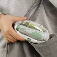 Haakaa Electric Nail Care Set Art.SGE004-A Acorn Vaikų priežiūros rinkinys (nagams)