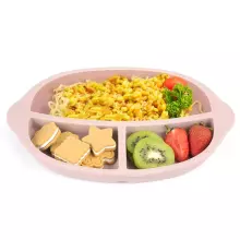 Haakaa Silicone Divided Plate Art.UTE27-R Rust lėkštė