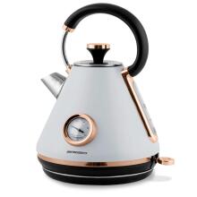 Elektrinis virdulys su termometru 1.7L Berdsen BD-701 pilkas