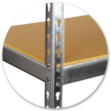 Metalinė saugojimo lentyna 183 x 90 x 40 cm Humberg HR-853 sidabrinė