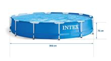 Бассейн Intex 28210 Frame 366 x 76 см