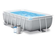 Prizmų rėmo baseinas 300 x 175 x 80 cm 18w1 INTEX 26784