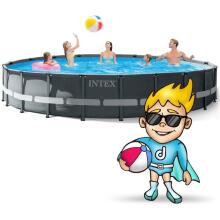 Intex 26334 610 x 122 cm 17-in-1 Frame Pool