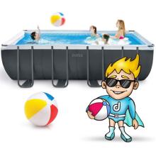 Frame Pool 549 x 274 x 132 cm 21in1 INTEX 26356 + Free Scooter