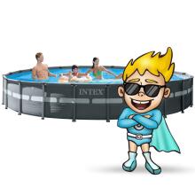 Intex 26340 732 x 132 cm 20-in-1 Frame Pool + Free Scooter
