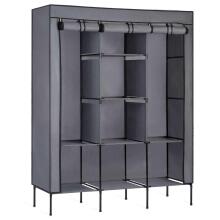 Massido Textile Wardrobe - Graphite