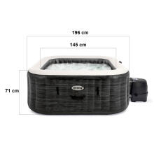 Inflatable SPA with hydromassage for 6 people INTEX 28452 Hydromassage 28452NP LED APPLICATION