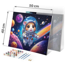 Paveikslas pagal numerius 40x50 cm Massido Astronautas