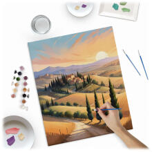 Paveikslas pagal numerius 40x50 cm Massido kraštovaizdis