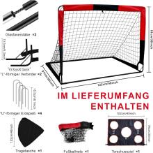 Bnlei 2-in-1 Football Goal  Art.270566 futbolo vartai, futbolas 122 x 91 x 91 cm + taikinio kilimėlis