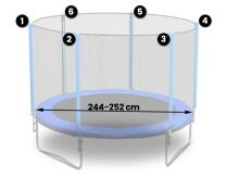 Išorinis tinklas trampolinams 183cm 6ft Neo-Sport