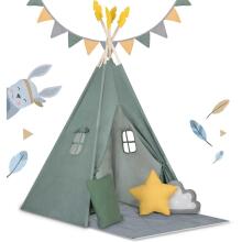 Tipi palapinė vaikams NK-406 Nukido - Žalia