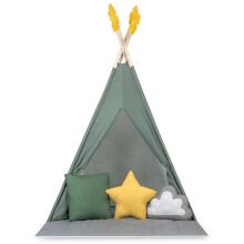 Tipi palapinė vaikams NK-406 Nukido - Žalia