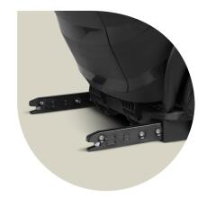 Nukido Louis automobilinė kėdutė juoda 15-36 kg ISOFIX