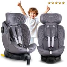Nukido Prestige linijos automobilinė kėdutė pilka 0-36 kg ISOFIX