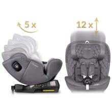 Nukido Prestige linijos automobilinė kėdutė pilka 0-36 kg ISOFIX