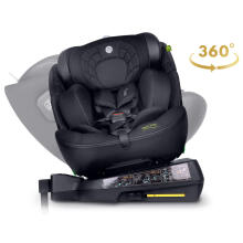 Nukido Aero Line automobilinė kėdutė juoda 0-36 kg ISOFIX