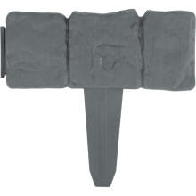 Plonos sodo kraštas 250 cm PL-962 pilkas