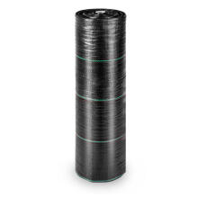 Garden agro cloth 1.6 m x 50 m 90 g/m2 + 50 stakes Plonos - black