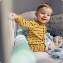 Ricokids Crib Wrap 3m Art.271132 Grey/Mint