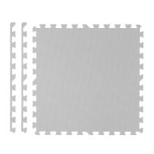Didelis putų dėlionės kilimėlis Ricokids 60x60 cm 4 vnt pilkas