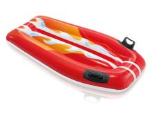 Pučiama plaukimo lenta 112 x 62 cm INTEX 58165 raudona