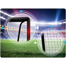 Futbolo vartai 300 x 200 x 120 cm NS-473 juoda-raudona
