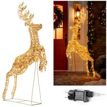 LED šventinis elnias dekoracija 120 LED CL1243