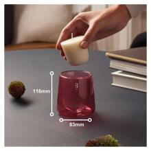 Candle aroma. glass gl. Clean Light &Oslash;95x85mm vanilla&amp;amp;tonka bean