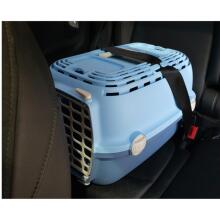 Transport cage Horizon 1 with metal door 48x32x30cm light green/green
