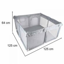 La Bebe™ Travel Playpen Art.KX3011 Grey  Vaikų žaidimų aikštelė 120x120 cm