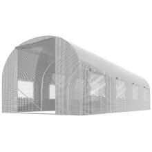 Sodo tunelis 2,5 x 4 m (10 m2) baltas plonas